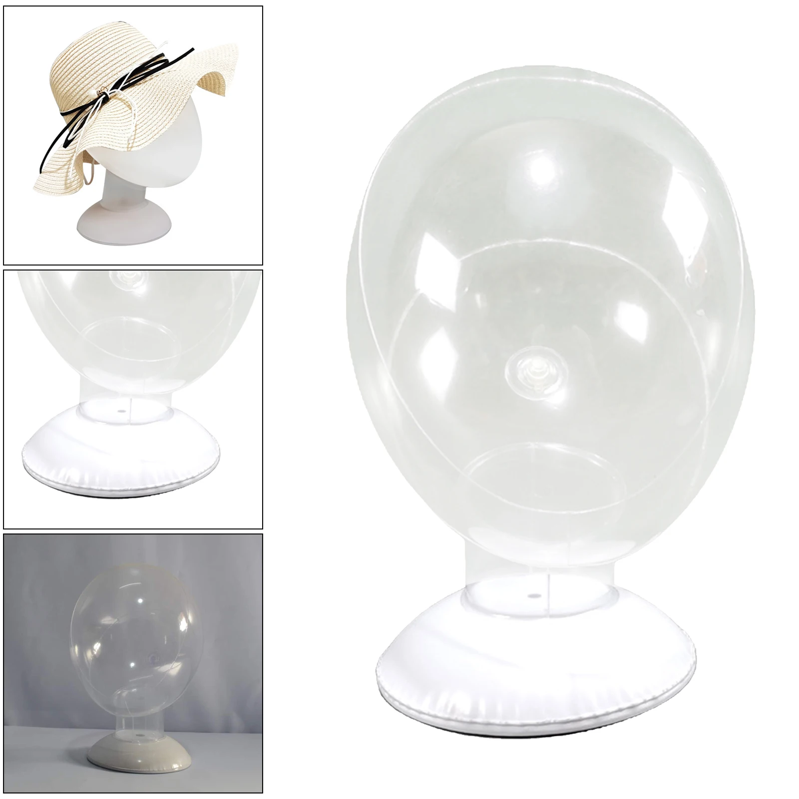 PVC Mannequin Head Manikin Wigs Headform Display Stand Helmet Headphones | Styling Accessories