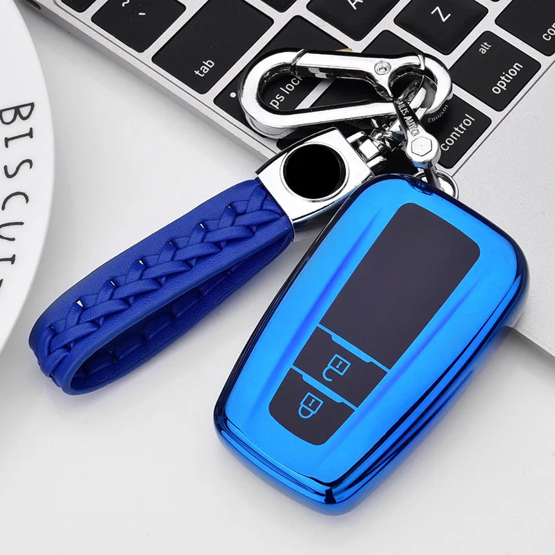 Мягкий ТПУ чехол ключа дистанционного управления автомобилем для Toyota CHR Prado 2017 2018