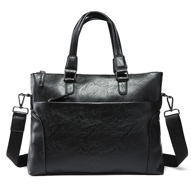 

New Style Men's Bag Business MEN'S Handbag Briefcase Business Trip Shoulder Bag Computer Bag File Bag Over-the-shoulder Bag