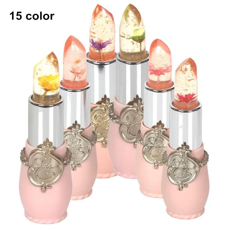 Водостойкая прозрачная губная помада стойкая меняющая цвет при температуре 6