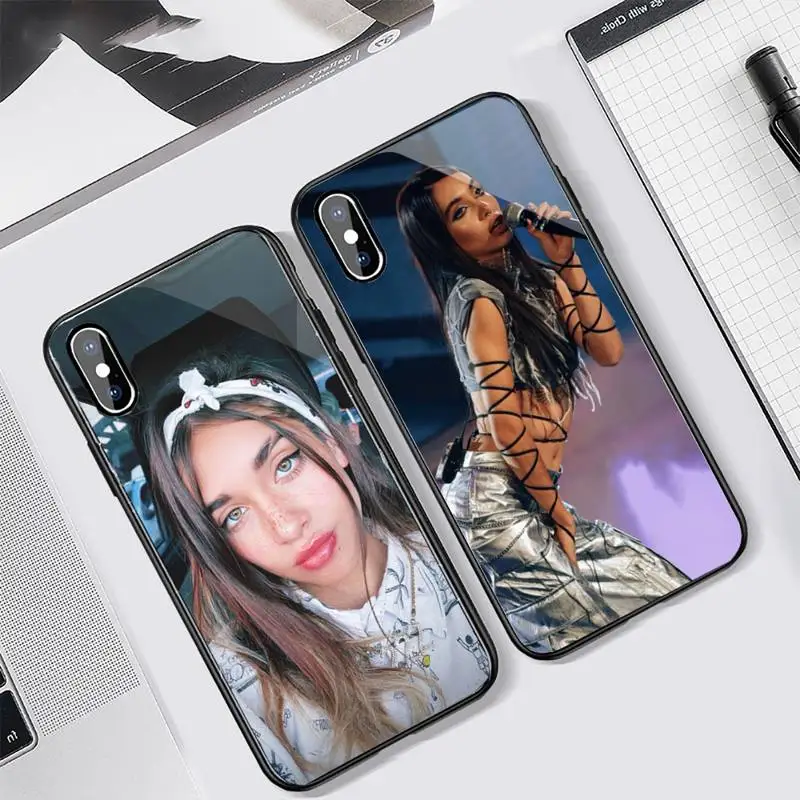 

Maria Becerra Argentine singer Phone Case Tempered glass For iphone 6 7 8 plus X XS XR 11 12 13 PRO MAX mini