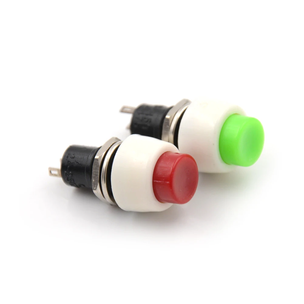 2pcs/lot 2A 250V AC Rocker Switch 2pin Rounded Power Self-locking ON/OFF Push Button 2 Colors | Спорт и развлечения