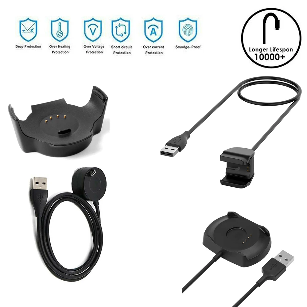 Умные часы Chager для xiaomi Mi Band 4 Garmin Fenix 5 935 5X plus Forerunner Vivoactive 3 SAMSUNG Gear s huawei