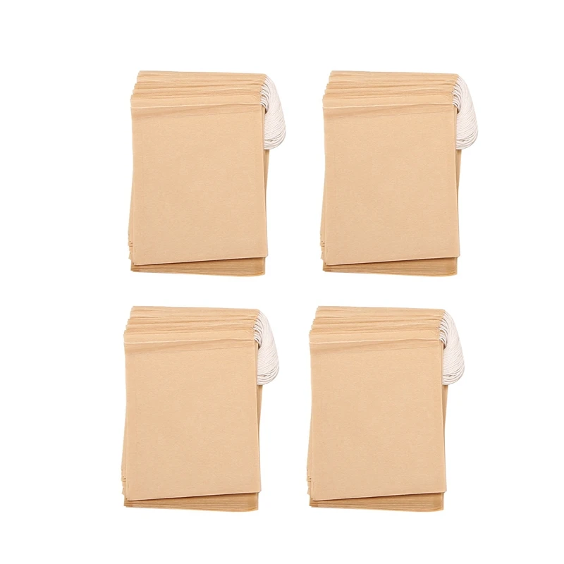 

600 Pcs Disposable Tea Filter Bags for Loose Tea,Drawstring Empty Bag for Loose Leaf Tea,with Natural Unbleached Paper
