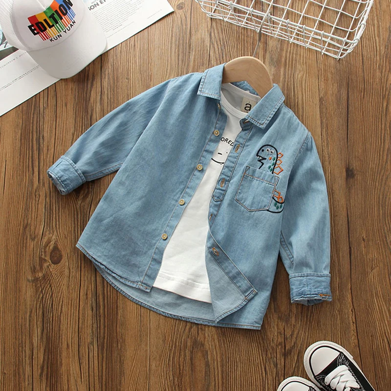 Детская одежда для маленьких мальчиков с отложным воротник со стойкой цвет одно