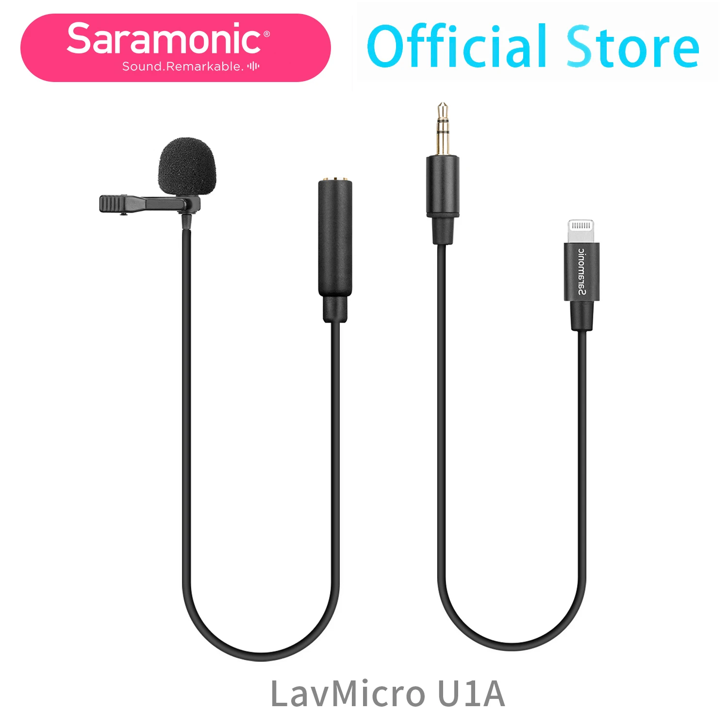 Saramonic LavMicro U1 серии клип на петличный микрофон для интервью Vlog представления