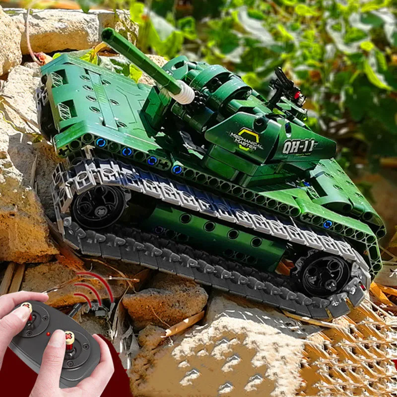2 4 GHZ RC Военный танк с дистанционным управлением электрическая игрушка