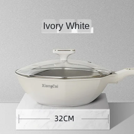 

Scratch-resistant and heat-resistant octagonal non-stick pan household malate small wok gas stove induction cooker suitable for