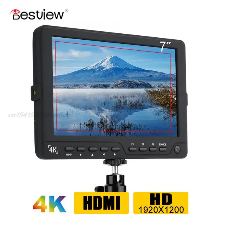 

Монитор Bestview S7 7 дюймов 4K Full HD IPS HDMI 1920X1200 для камер Sony GH4 Canon Nikon Fujifilm
