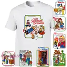 Футболка с Сатаной, злом, детьми, демонами, ритуалом, страшным ужасом, дьяволом, мужская и женская футболка с сатанизмом, футболка с алдом, оиджей, градом, ангелами, злом, детьми