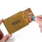 5 шт алюминиевая фольга анти-дегаузсинг карта защита банковская карта набор Анти Rfid Блокировка считыватель NFC Противоугонная щетка ID держатель для карт