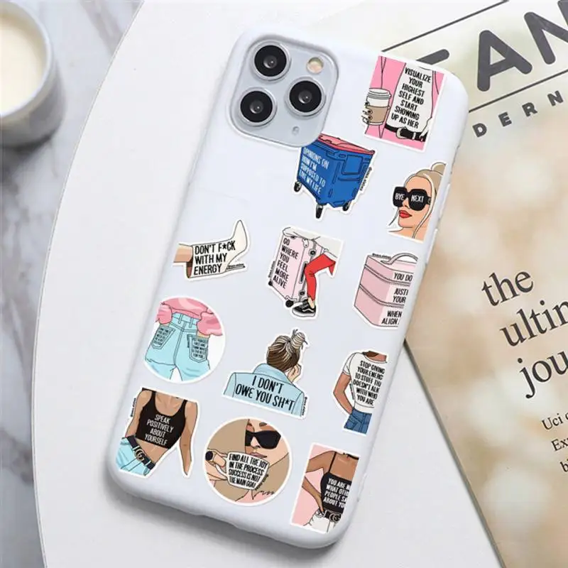 

Sabrina Brugmann Phone Case For Iphone X Case Pure White Soft Silicone Phone Case For SE&11 Pro Max