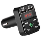 Bluetooth-совместимый FM-передатчик автомобильный комплект свободные руки стайлинга автомобиля MP3 музыкальный плеер TF флеш-музыка 5V 2.1A USB зарядное устройство 12V-24V