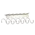 6 шт. для фургона, вешалка для тента, крючок для одежды, крючок для трейлера, кемпера, открытый крючок для кемпера, крючок для одежды, крючок для тента, обуви, шляпы, крючки