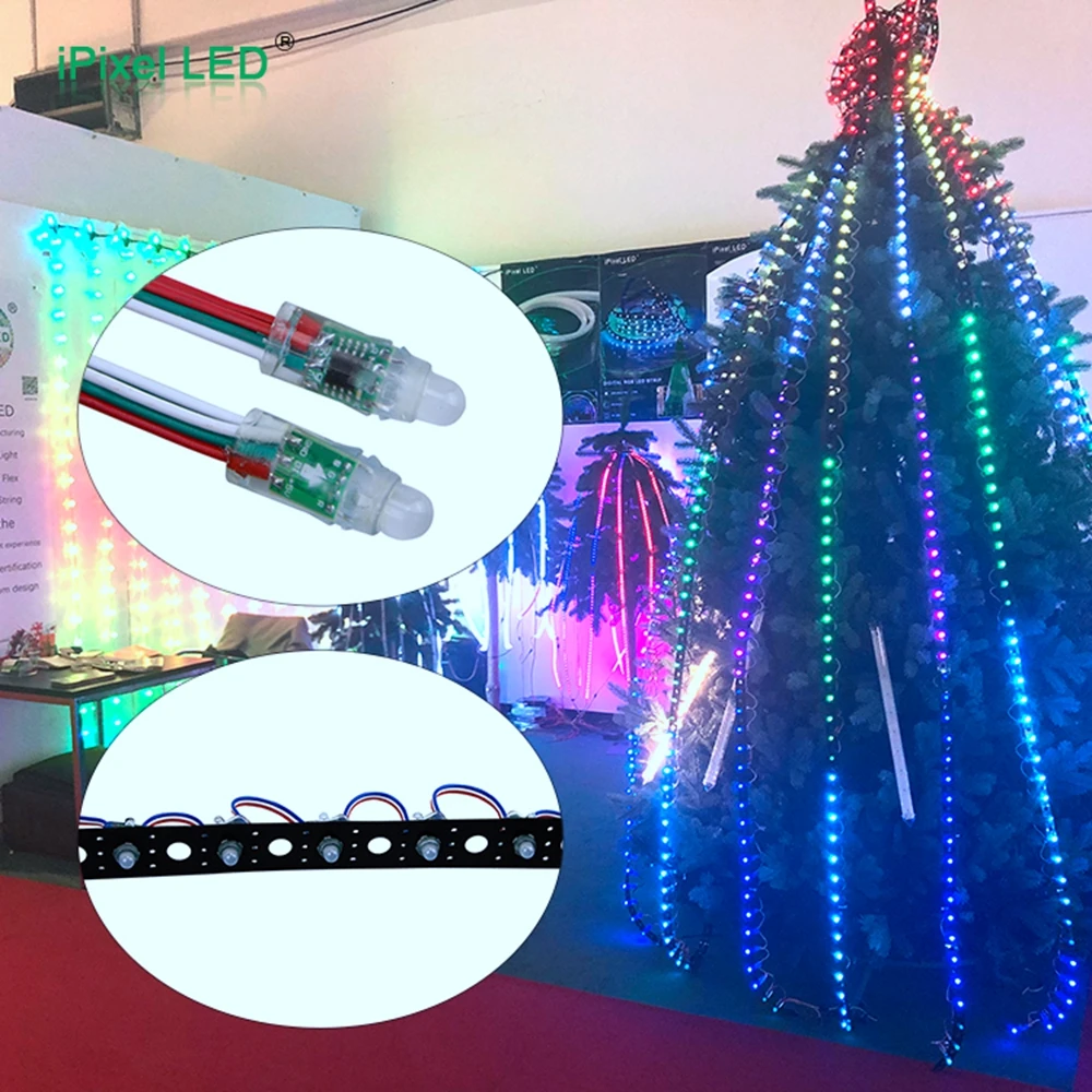 Праздничное украшение 12 В постоянного тока 0 3 Вт полноцветный светодиодный