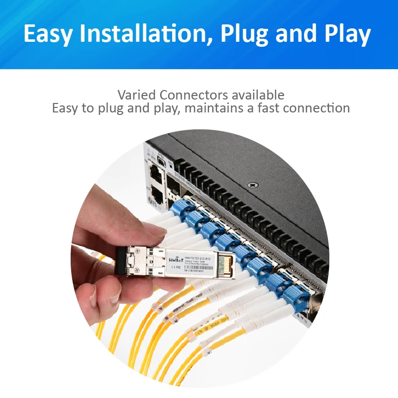 10G SFP+ 300m Transceiver Multi-Mode Duplex LC Optic Module With Cisco/Mikrotik/Huawei Switch etc Compatible