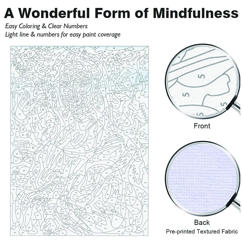Картина по номерам Художественная масляная краска для дома гостиной спальни