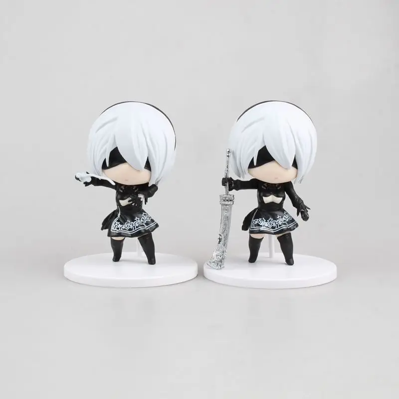 Экшн-фигурка из аниме NieR Automata YoRHa No 2 тип B версия Q черный меч и белый ПВХ