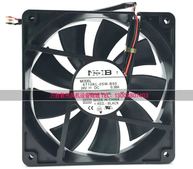 

for NMB-MAT 4710KL-05W-B50 V02 DC 24V 0.38A 120x120x25mm Server Cooling Fan