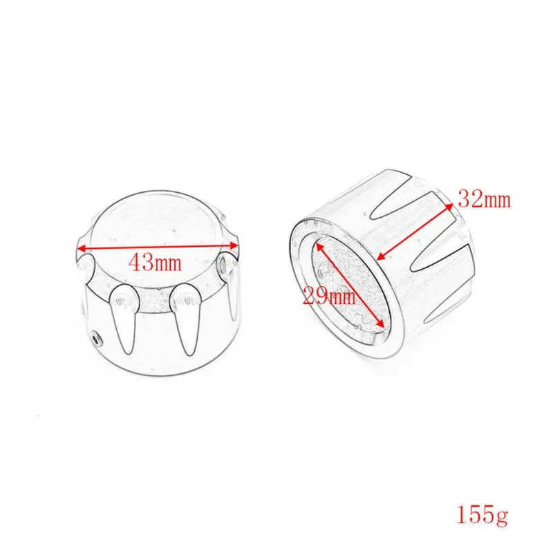 

Motorcycle Front Axle Cap Nut Cover For Electra Glide Softail Dyna Street Glide Sportster