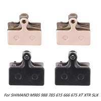 mtb mountain bike brake pads semifull metallic disc brake pads for shimano m985 m988 m785 m615 m666 m675 xt xtr slx