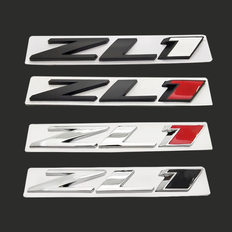 Фото Металлическая Автомобильная 3d-наклейка с эмблемой ZL1 хромированные значки