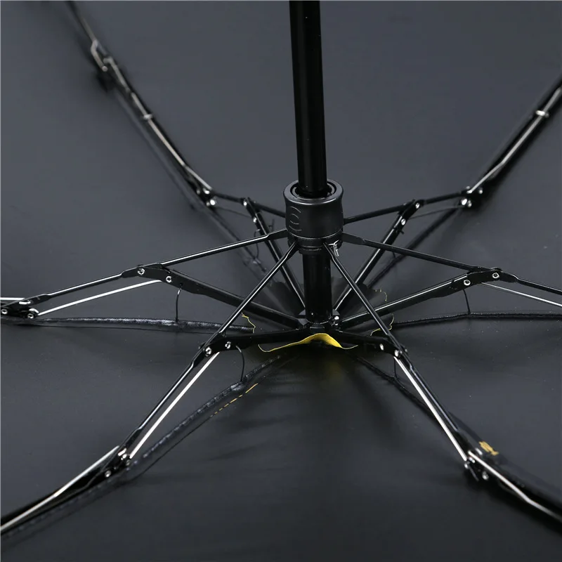 Маленький зонт от солнца складной зонтик с черным клеем карманный мини-зонтик