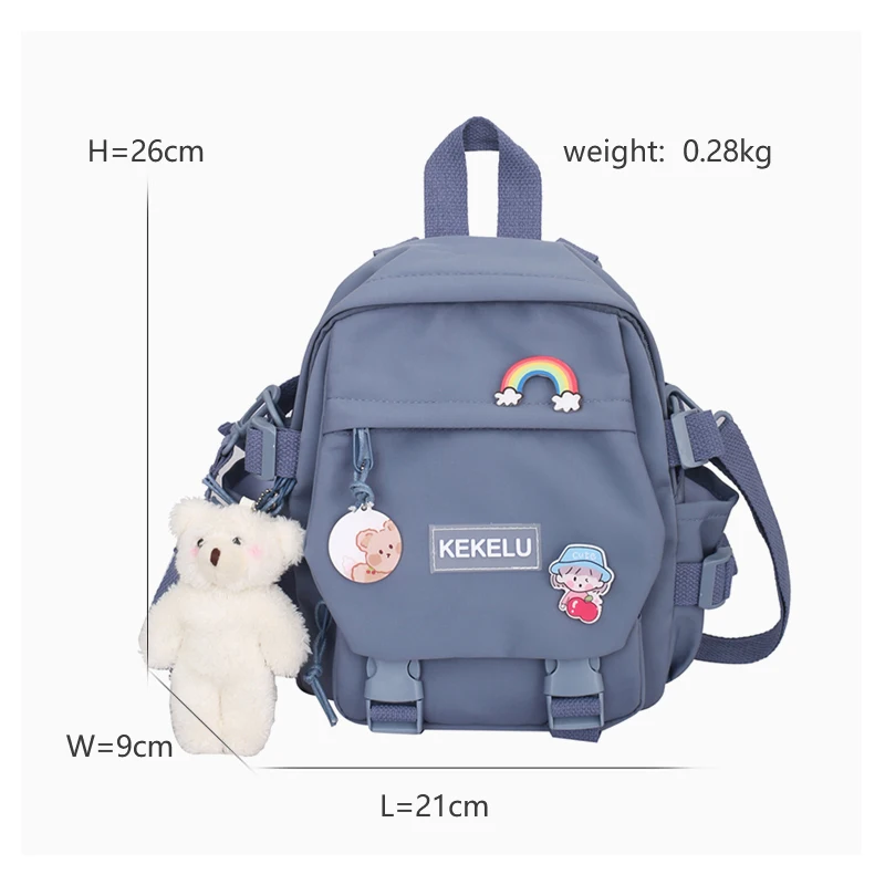 small womens backpack fashionable multifunctional casual shoulder bag cute girly backpack schoolgirl mini schoolbag mochila free global shipping
