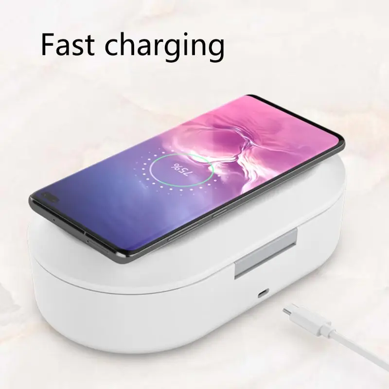 

USB Charging New Ultraviolet Sterilizer Disinfection Box 15W Mobile Phone Wireless Fast Charger E5BA