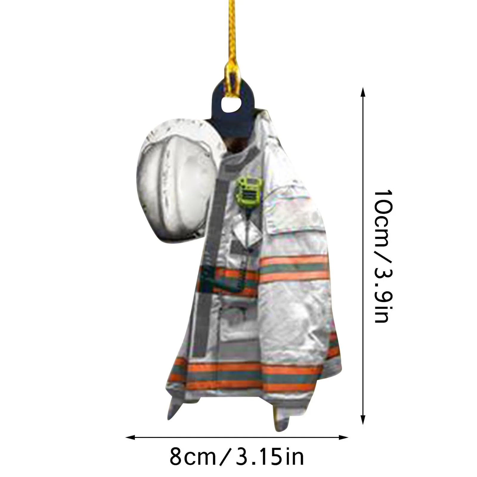 2022 подвеска пожарной службы Рождественский кулон подарок и поделки украшение