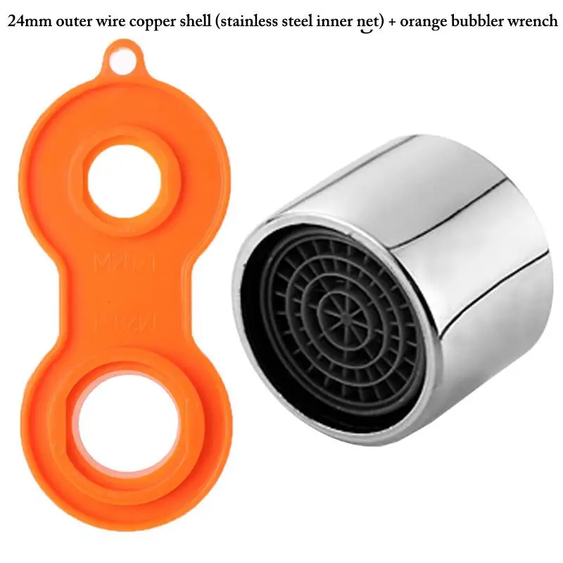 

Faucet Aerator Splashproof Universal Water Saving Tap with Faucet Aerator Wrench Water Saving Aerator for Kitchen Bath