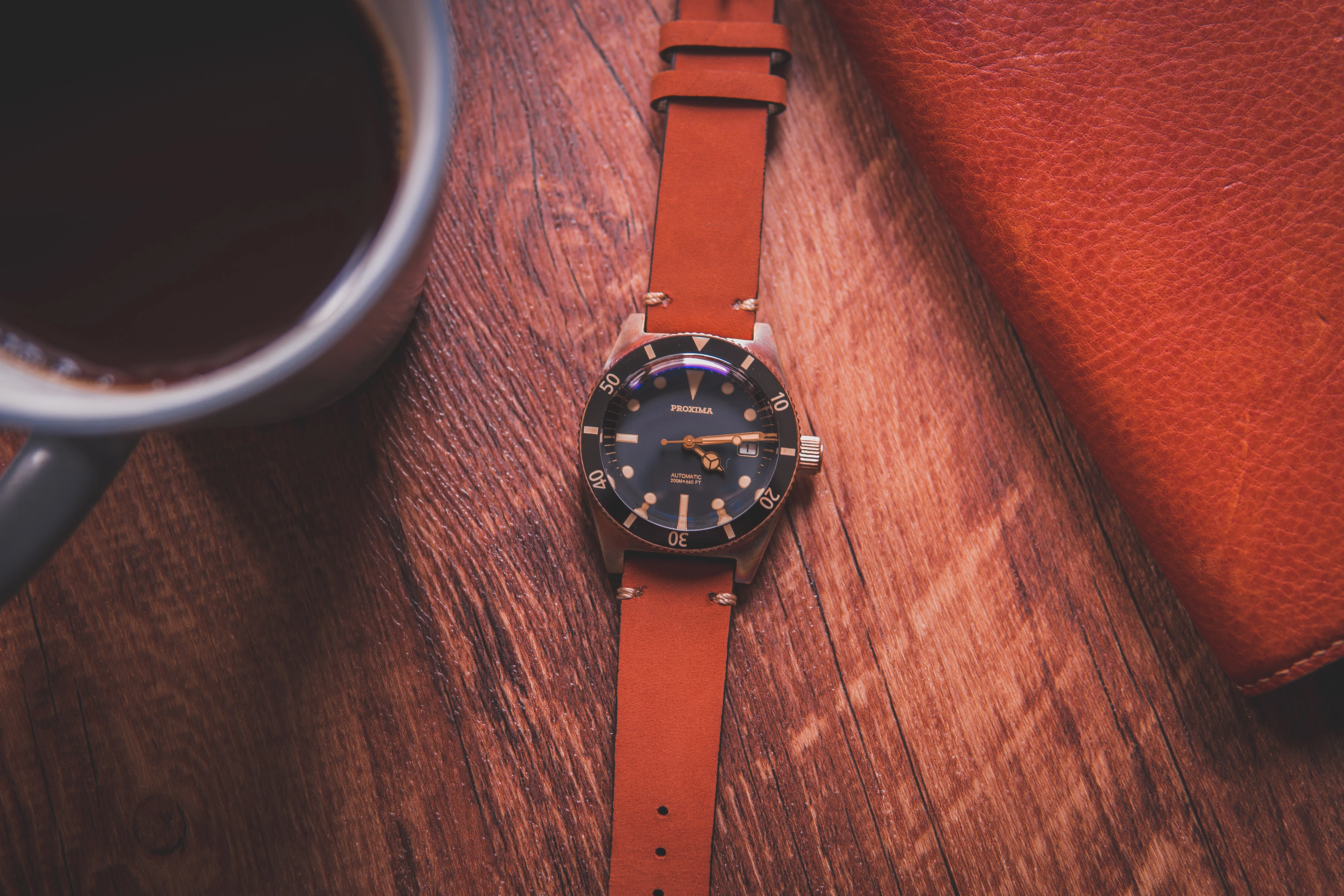 Часы Proxima мужские винтажные из нержавеющей стали автоматические