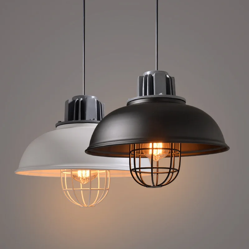 

Metal Pendant Lamp Hallway American Loft Warehouse Vintage Corridor Night Light Kitchen Rstaurant Living Room