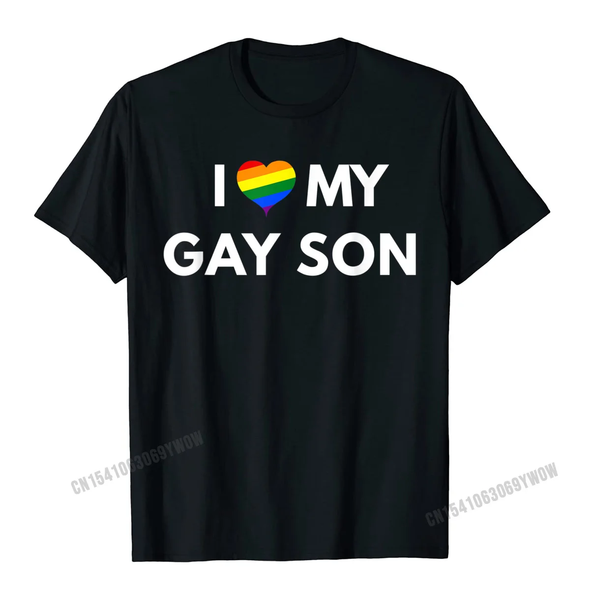 

I Love My Gay Son T-Shirt - LGBT Pride Shirts Camisas Men Cotton Crazy Tees High Quality Adult T Shirts Customized