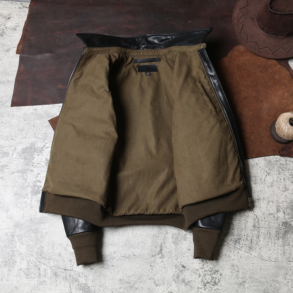 

Asian DSA2 Avfly Read Description! Size Air Force Super Quality Genuine Horse Leather Horsehide Stylish A2 Jacket