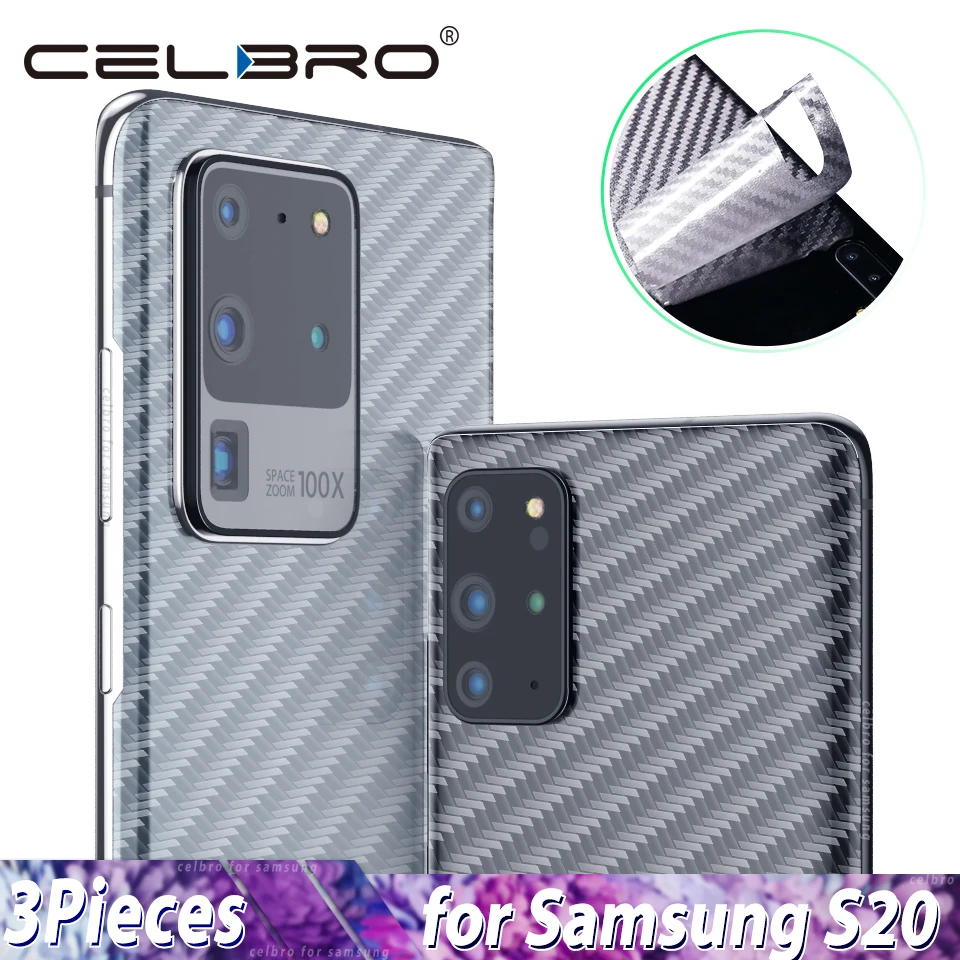 Защитная пленка углеродная для Samsung S20 Ultra Note 10 Plus Galaxy S10 S10e Plus|Защитные стёкла и