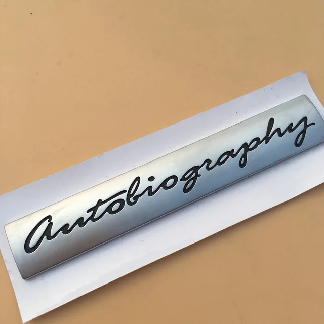 

Chrome Autobiography Letters Emblem Bar Logo for Land Range Rover SV Edition Bar Badge Car Styling Trunk Sticker…