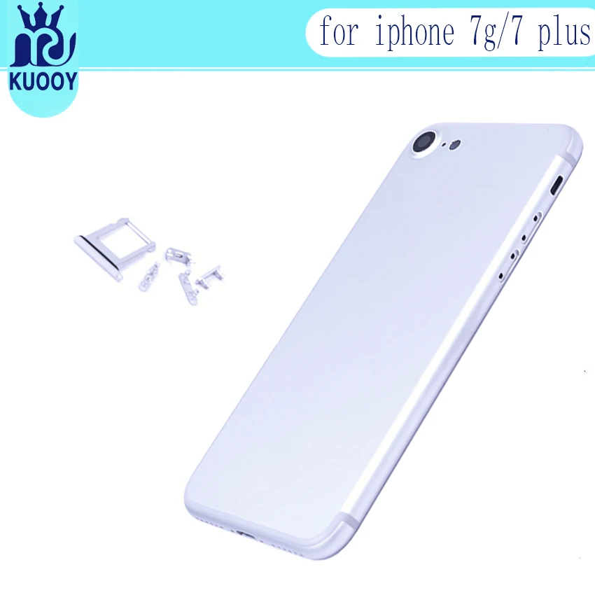 Чехол с полным корпусом для iphone 7 7G 7 Plus 7 P батарея задняя крышка Дверь задняя крышка+ средняя рамка Шасси с гибким кабелем