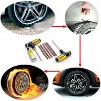 hot selling 8 in 1 carmotorcycle tire repair kit tire plug tubeless tire puncture repair kit automotorcycle accessories