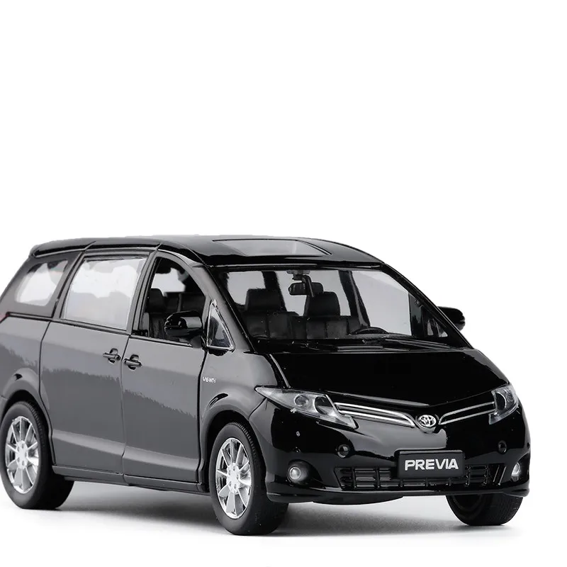 Высокое качество 1:32 Toyota Previa MPV легированная модель моделирование литого под