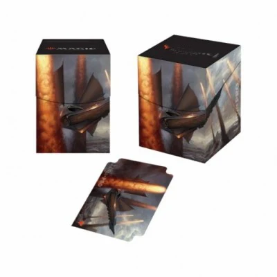Бургундия Ультра Pro Deck Box UMA Ultimate Master Art настольные игры карты TCG колода чехол для магических карт MGT/Pkm/YGO/сборные игры - Цвет: Бургундия
