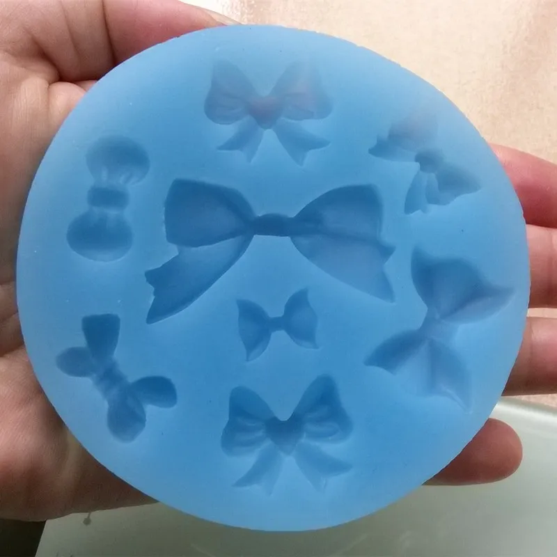 1 шт. Инструменты для тортов силиконовая форма торта с помадкой формы 3D бантом