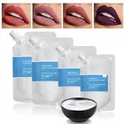 Матовая основа для блеска для губ, долговечное бархатное гладкое сырье для губ, глазурь, блеск для губ, ручная работа, косметика