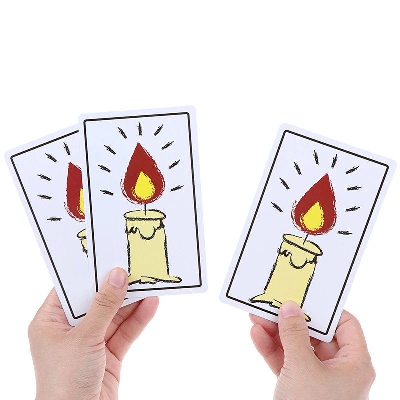 1 Juego de velas para aliviar cartas m&aacute;gicas, trucos de magia, accesorios de magia, incre&iacute;ble juguete m&aacute;gico, Juguetes Divertidos para ni&ntilde;os-3