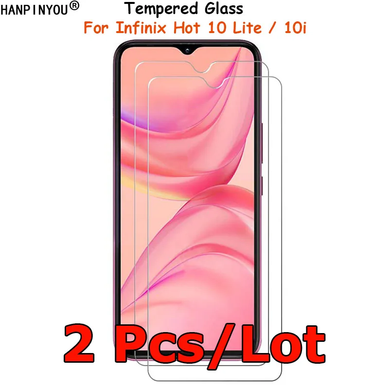 

2 шт./лот для Infinix Hot 10 Hot10 10i Lite закаленное стекло для защиты экрана Взрывозащищенная защитная пленка усиленная защита