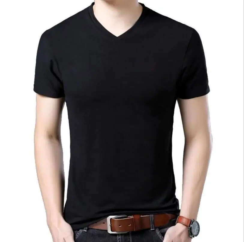 

Новинка 2021, летняя Хлопковая мужская футболка с коротким рукавом, модная повседневная футболка