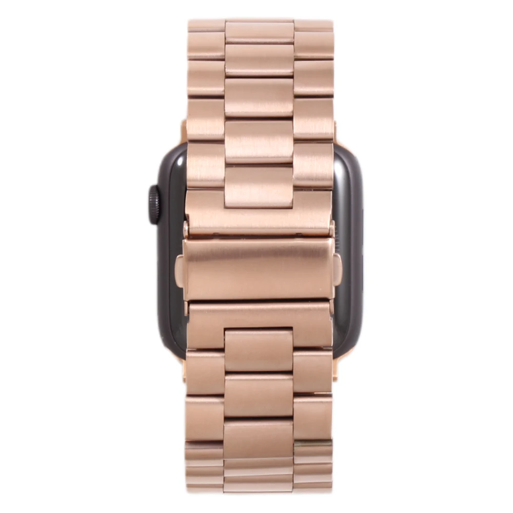 Ремешок для наручных часов Apple Watch, для детей 4, 5, 42 мм, 38 мм, версия 1/2/3 11 цветов металлический Нержавеющая сталь Ремешок Браслет ремешок для наручных часов iWatch серии 4 44 мм 40 мм