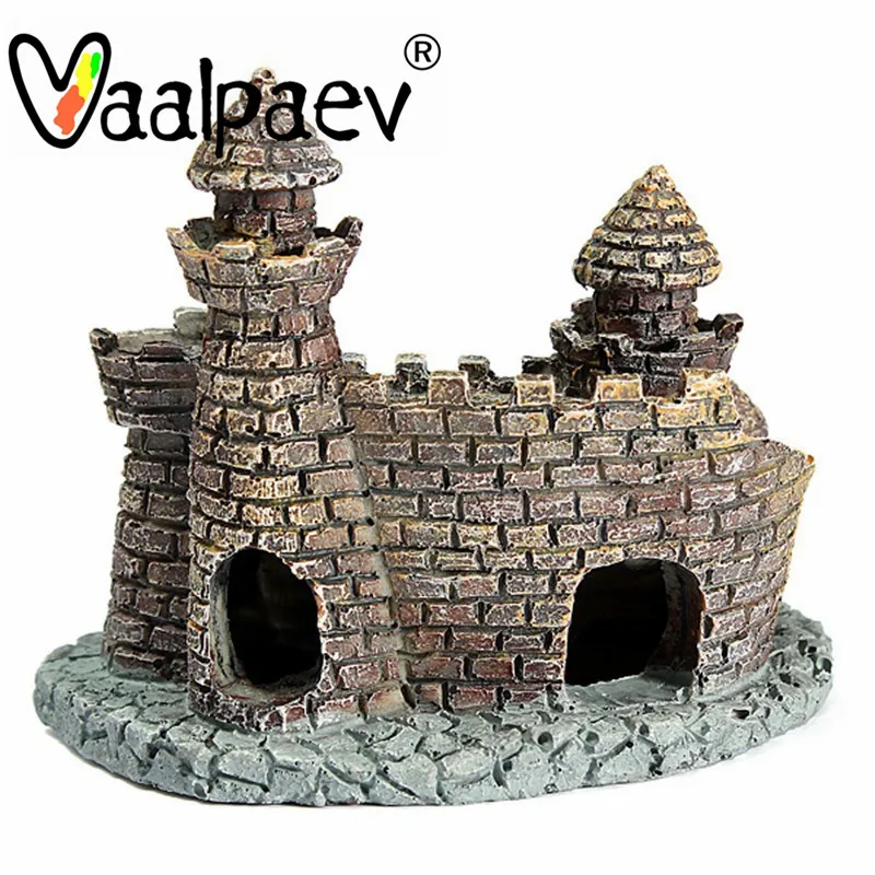 

Погружной замок, скала, экшн-фигурка для аквариума, ландшафтный Декор для дома и стола, игрушки «сделай сам», поделки, аксессуары для детей и ...