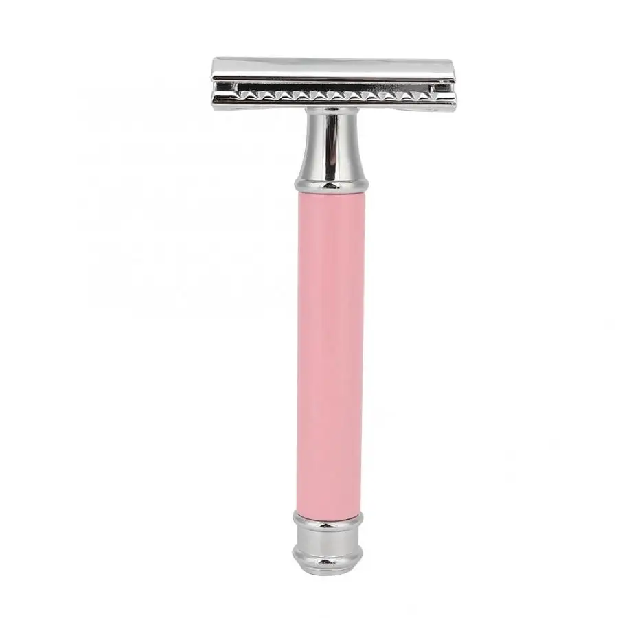 Traditional Double-Edge Blade Safety Shaving Tool Beard Manual Shaver for Men Pink Machine For Shaving