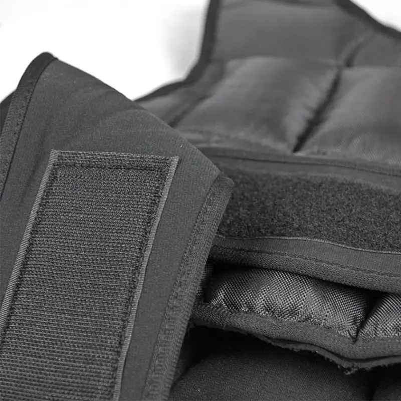 

10kg Adjustable Fitness Weighted Vest Sports Body-Building Vest Running Exercise Training Waistcoat Weight-Bearing Fitness Equip